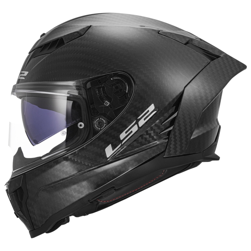 Casca moto integrala LS2 FF807 Dragon Carbon negru mat