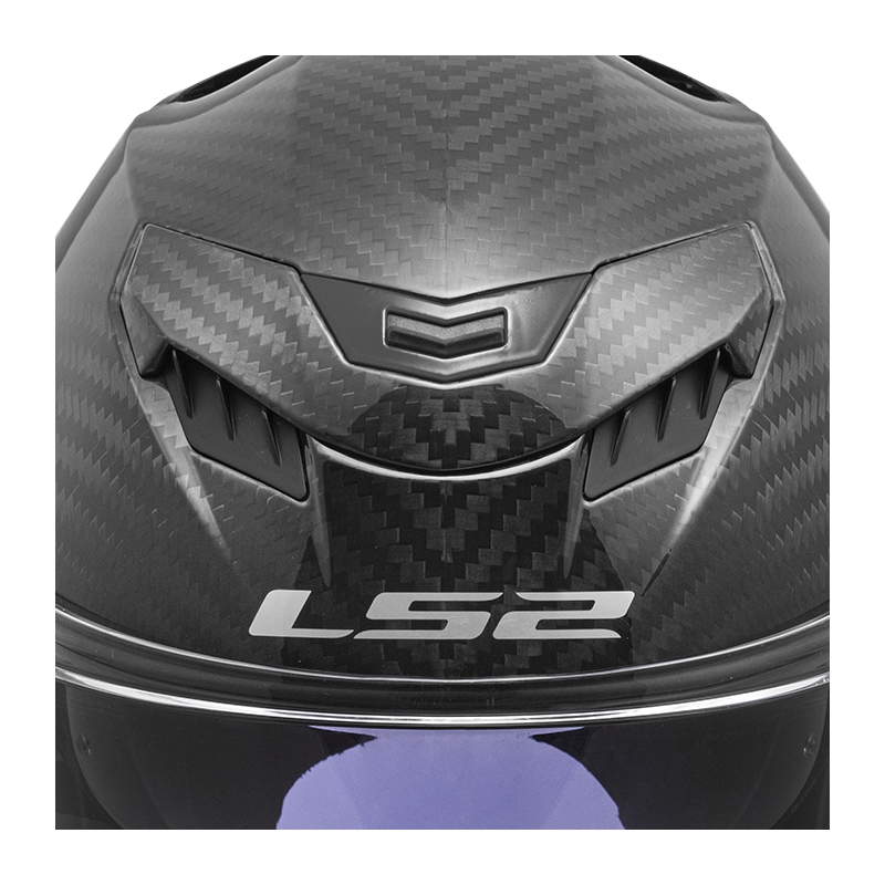 Casca moto integrala LS2 FF807 Dragon Carbon negru mat