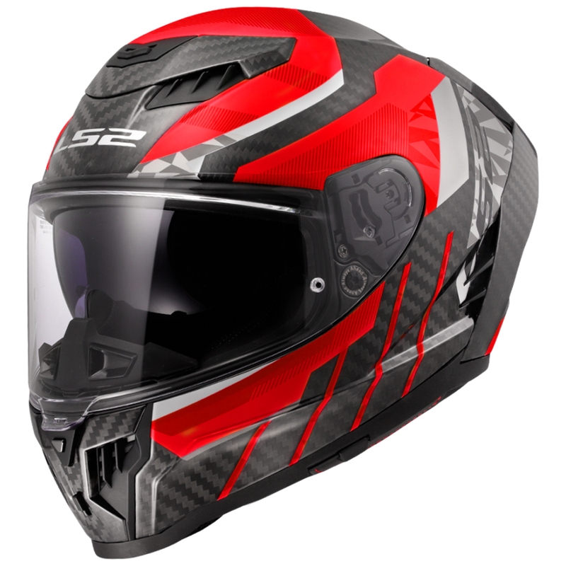 Casca moto integrala LS2 FF807 Dragon Trax rosie