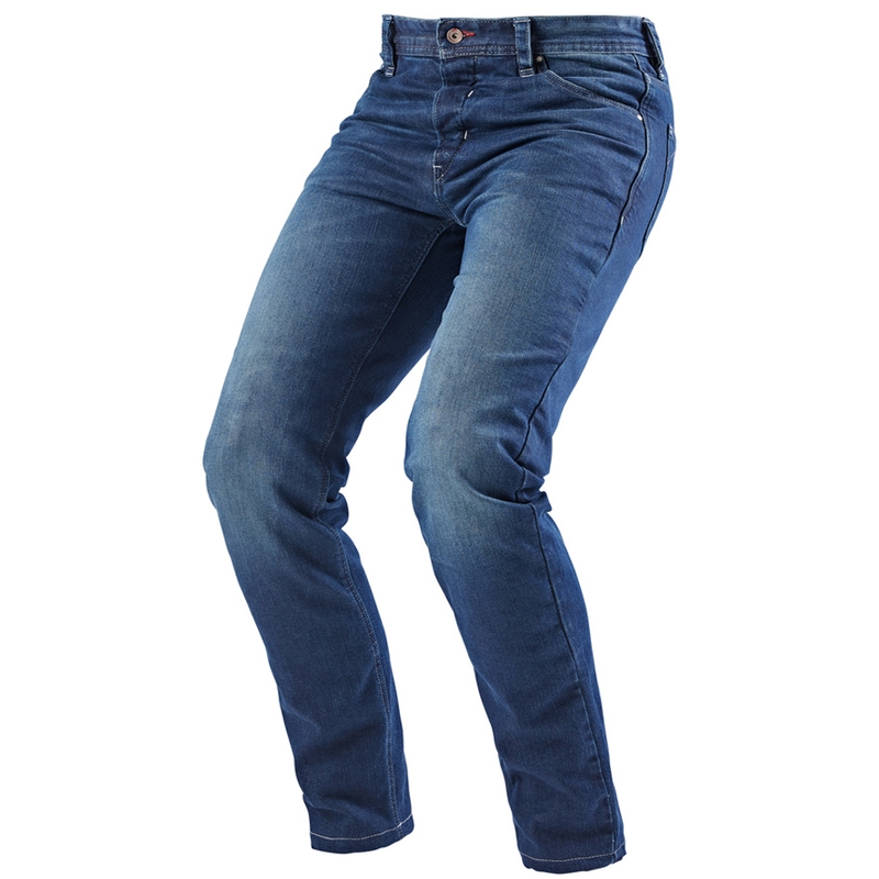 Blugi motocicletă drepți Furygan D12 X Kevlar® albaștri
