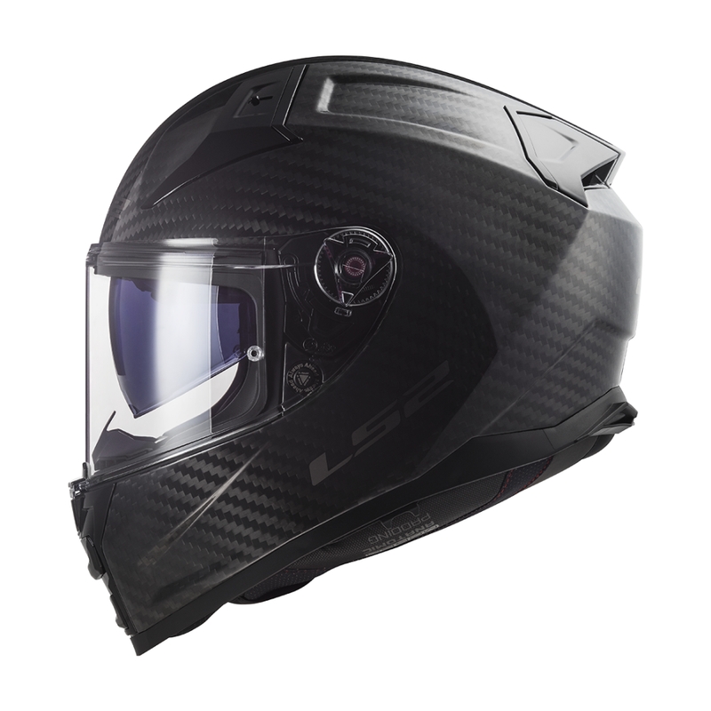 Casca integrala pentru motocicleta LS2 FF811 Vector II Carbon negru mat