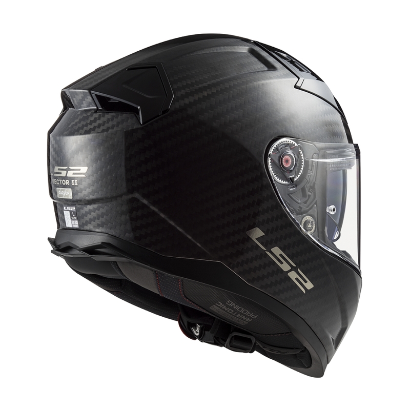 Casca integrala pentru motocicleta LS2 FF811 Vector II Carbon negru mat