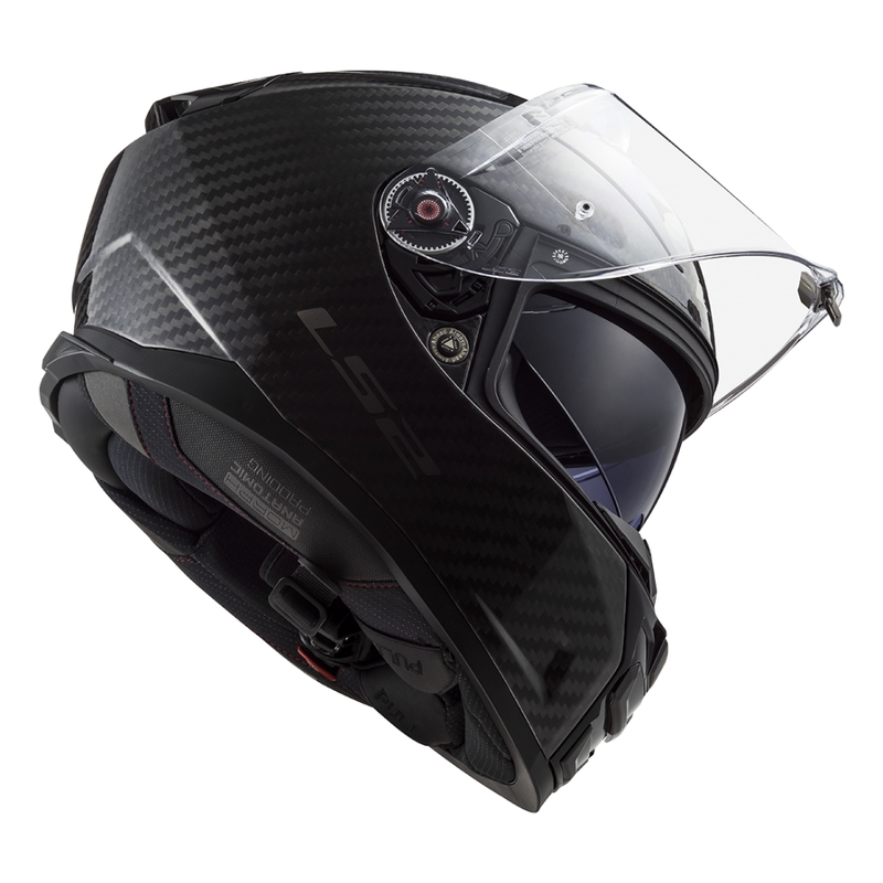 Casca integrala pentru motocicleta LS2 FF811 Vector II Carbon negru mat
