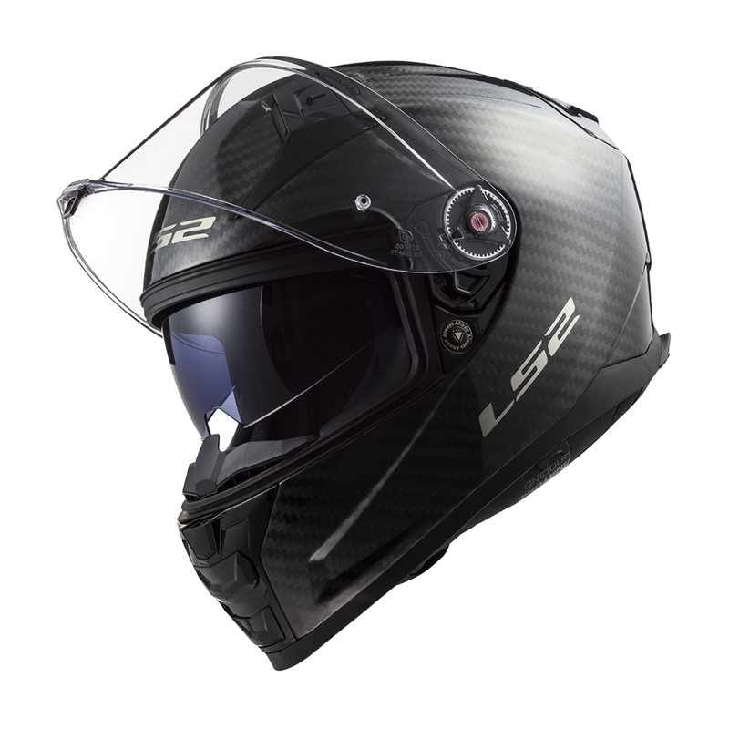 Casca integrala pentru motocicleta LS2 FF811 Vector II Carbon negru mat