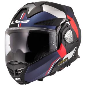 Cască de motocicletă rabatabilă LS2 FF901 Advant X Ultra albastru-roșu