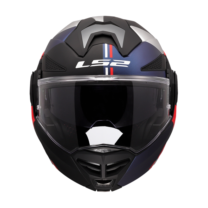 Cască de motocicletă rabatabilă LS2 FF901 Advant X Ultra albastru-roșu