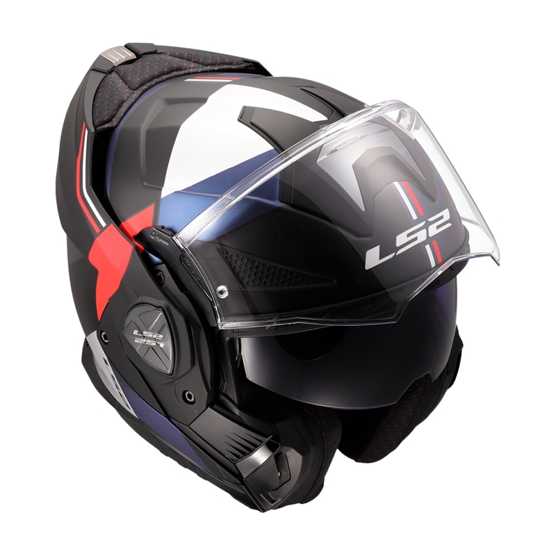 Cască de motocicletă rabatabilă LS2 FF901 Advant X Ultra albastru-roșu