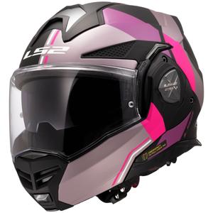 Cască de motocicletă rabatabilă LS2 FF901 Advant X Ultra gri-violet