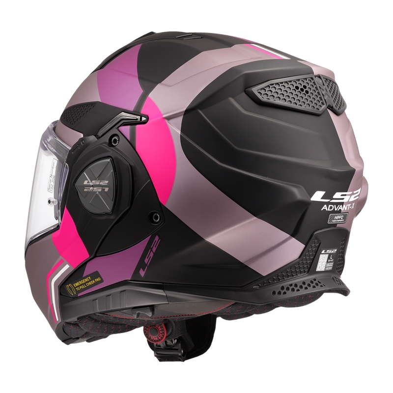 Cască de motocicletă rabatabilă LS2 FF901 Advant X Ultra gri-violet