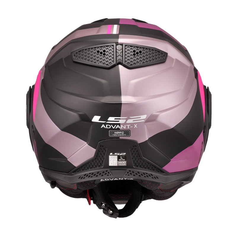 Cască de motocicletă rabatabilă LS2 FF901 Advant X Ultra gri-violet