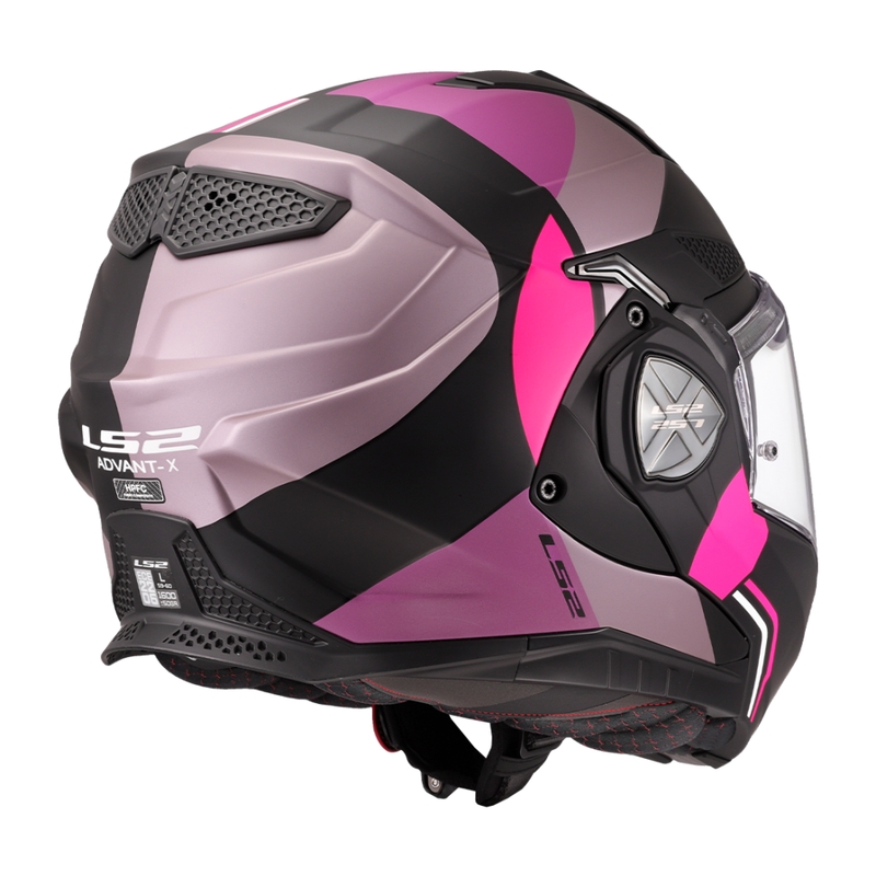 Cască de motocicletă rabatabilă LS2 FF901 Advant X Ultra gri-violet