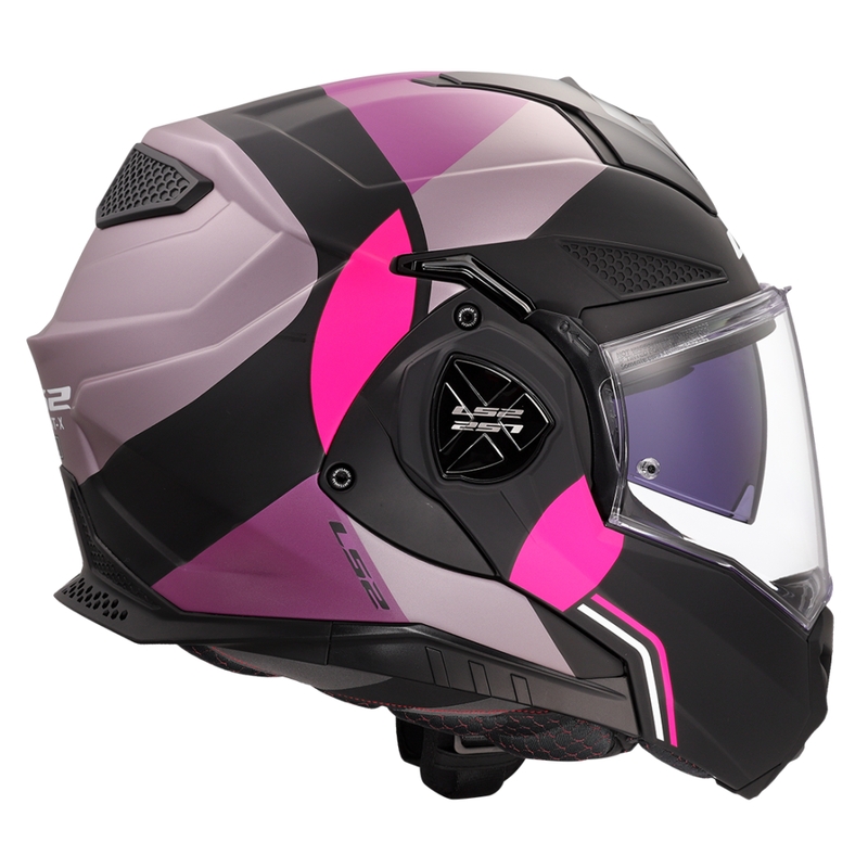 Cască de motocicletă rabatabilă LS2 FF901 Advant X Ultra gri-violet