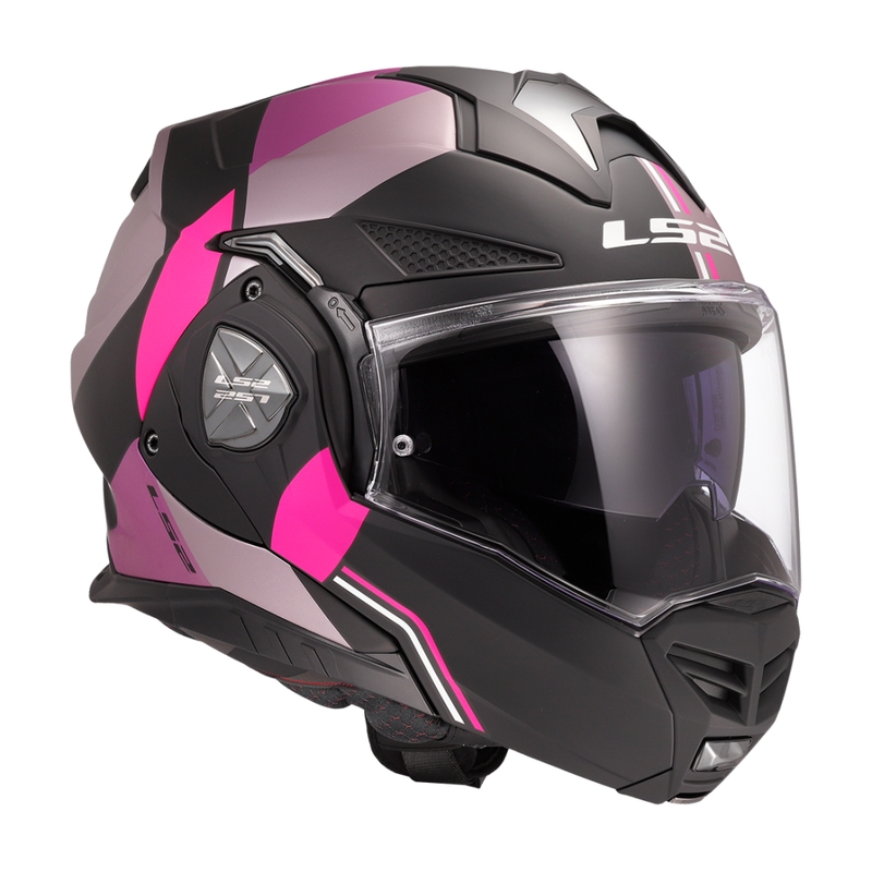 Cască de motocicletă rabatabilă LS2 FF901 Advant X Ultra gri-violet