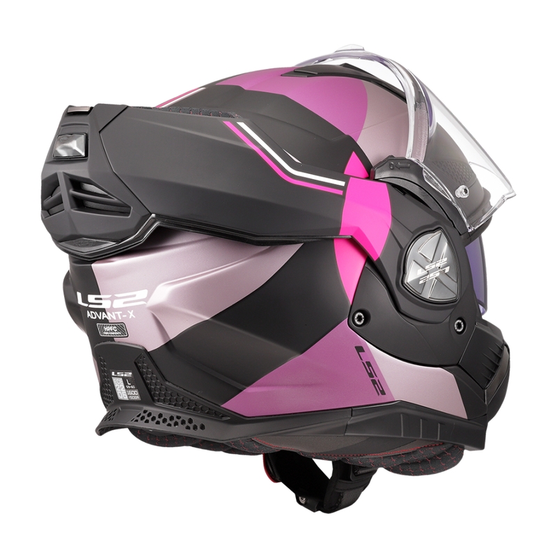 Cască de motocicletă rabatabilă LS2 FF901 Advant X Ultra gri-violet