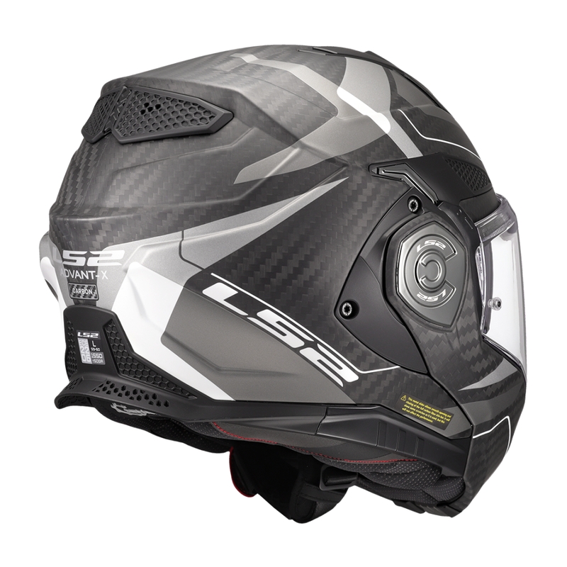 Cască de motocicletă rabatabilă LS2 FF901 Advant XC Horizon gri-argintiu