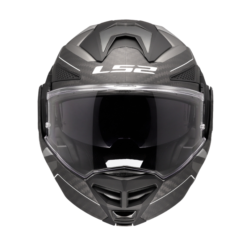 Cască de motocicletă rabatabilă LS2 FF901 Advant XC Horizon gri-argintiu