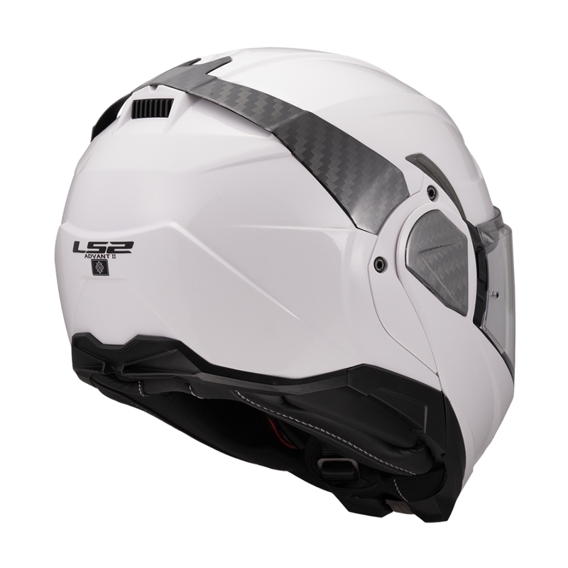 Cască de motocicletă pliabilă LS2 FF910 Advant II Alb solid