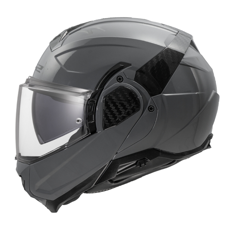 Cască de motocicletă rabatabilă LS2 FF910 Advant II Solid Nardo gri