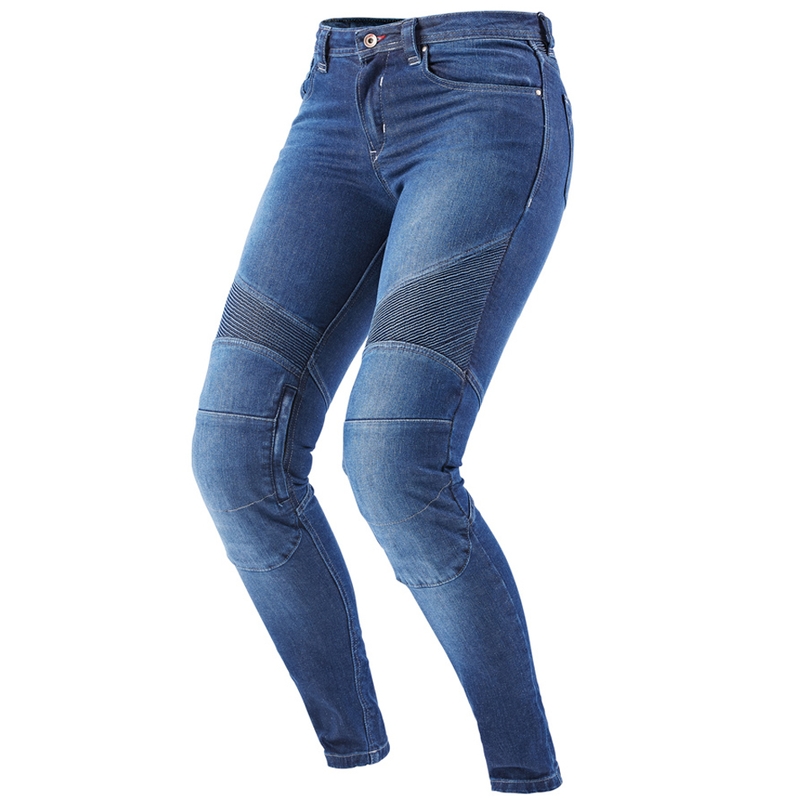 Blugi moto dama Furygan Purdey Evo Slim albastri