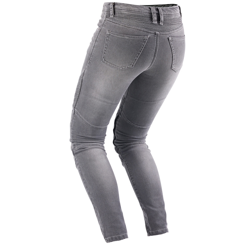 Blugi moto dama Furygan Purdey Evo Slim gri