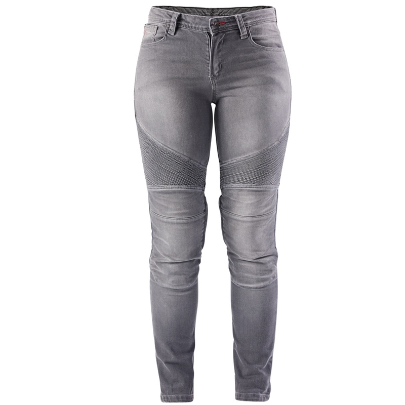 Blugi moto dama Furygan Purdey Evo Slim gri