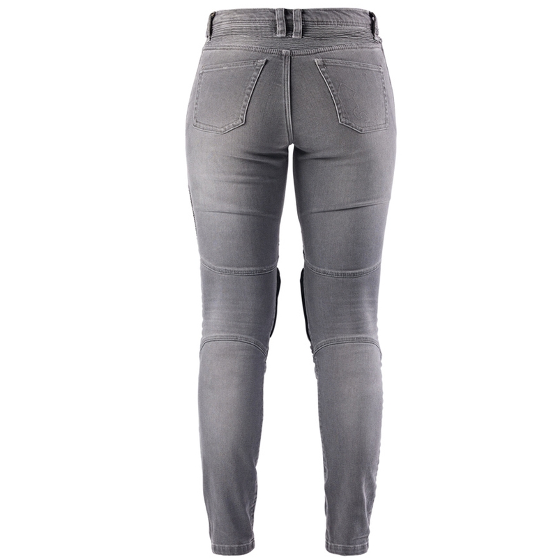 Blugi moto dama Furygan Purdey Evo Slim gri