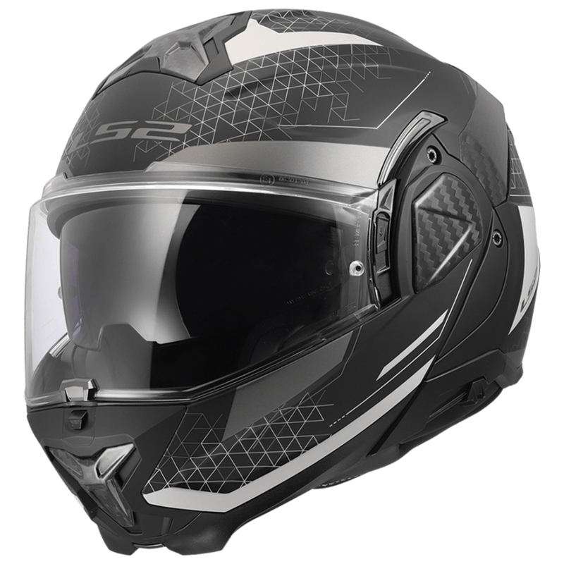 Cască de motocicletă rabatabilă LS2 FF910 Advant II Astral gri mat