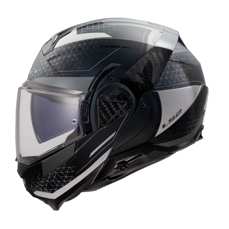 Cască de motocicletă rabatabilă LS2 FF910 Advant II Astral gri mat
