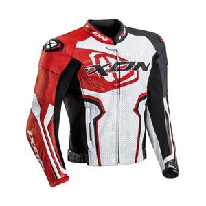 Jachetă pentru motociclete IXON Falcon alb-roșu-negru výprodej lichidare