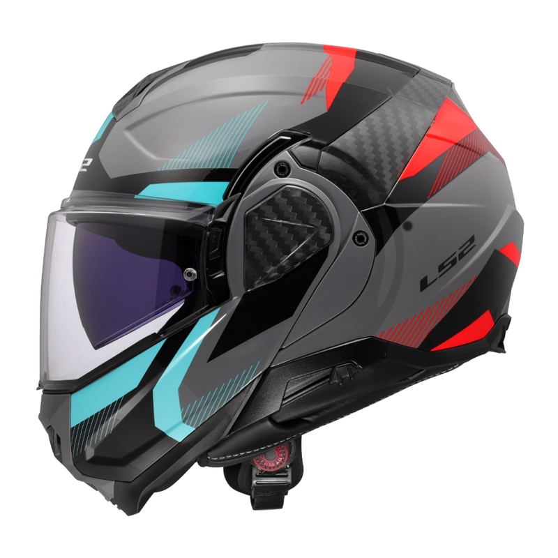 Cască de motocicletă rabatabilă LS2 FF910 Advant II Triple Nardo gri