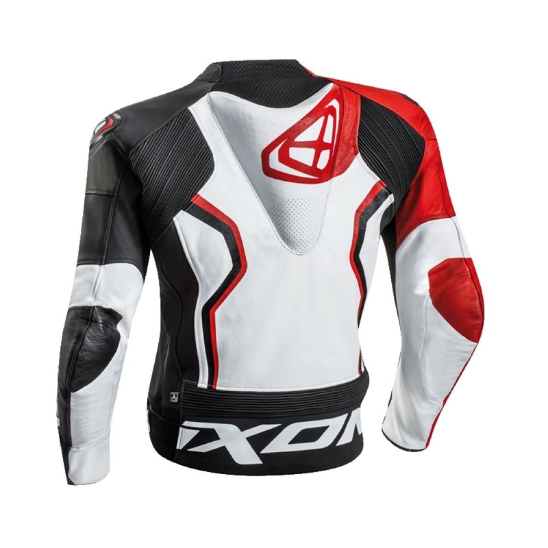 Jachetă pentru motociclete IXON Falcon alb-roșu-negru výprodej lichidare