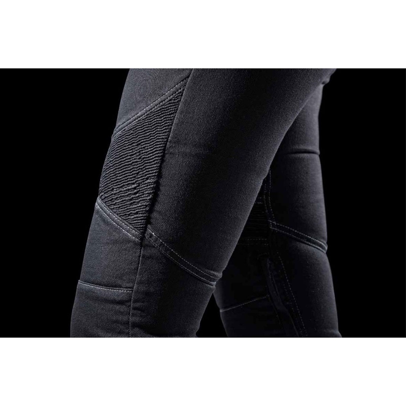 Blugi motociclete dama Furygan Purdey Evo Slim negri