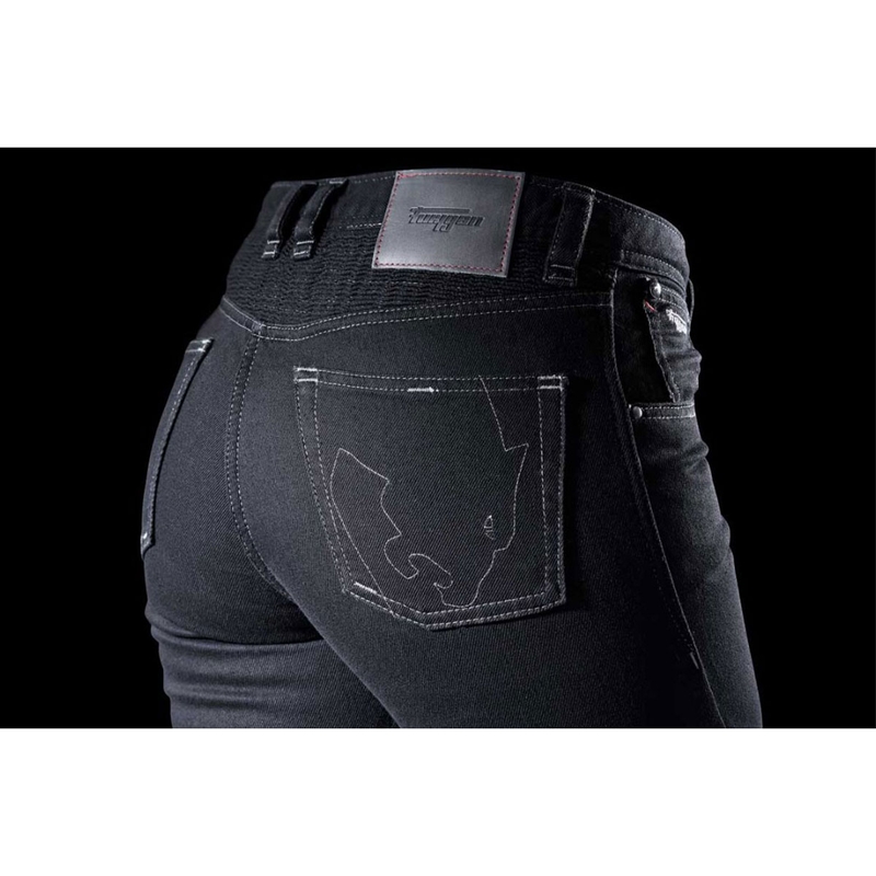 Blugi motociclete dama Furygan Purdey Evo Slim negri