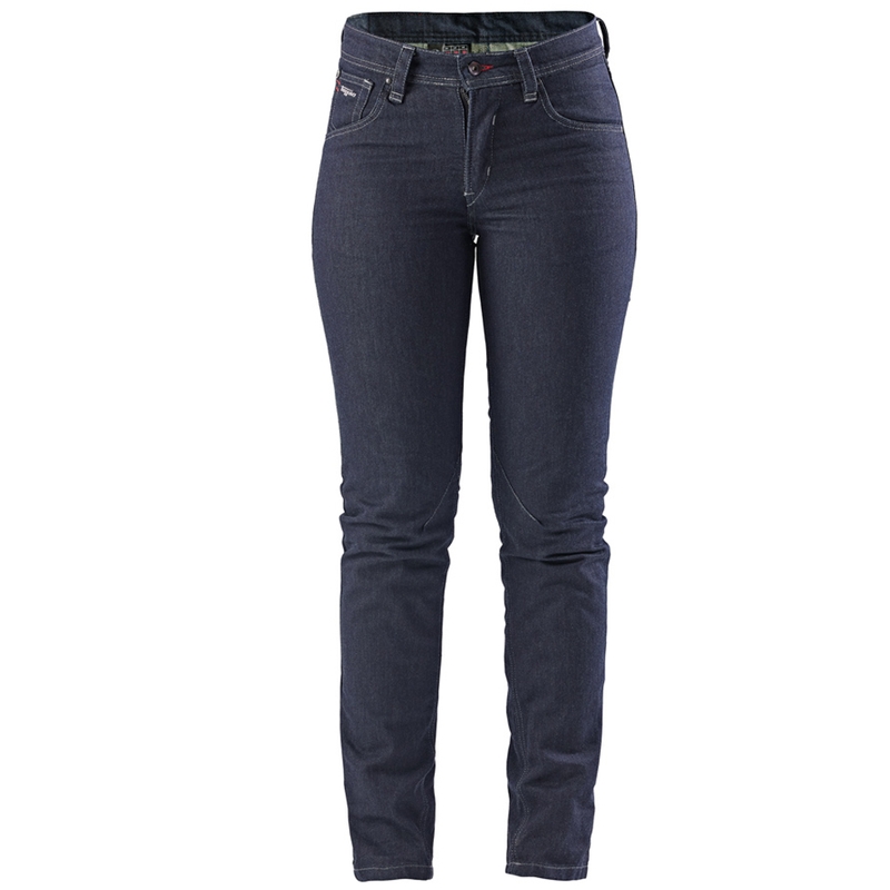 Blugi pentru motociclete Furygan Nikita X Kevlar® Mom Fit pentru femei Albastru închis