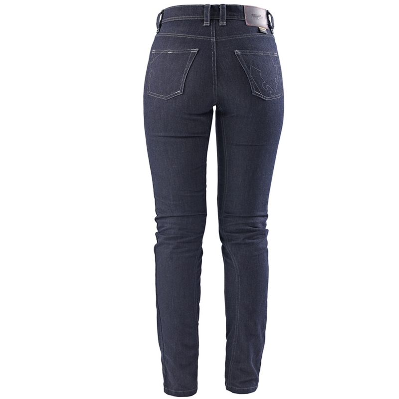 Blugi pentru motociclete Furygan Nikita X Kevlar® Mom Fit pentru femei Albastru închis