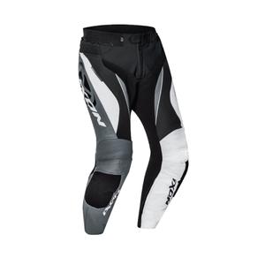 IXON Falcon pantaloni de motocicletă negru-gri-alb-alb