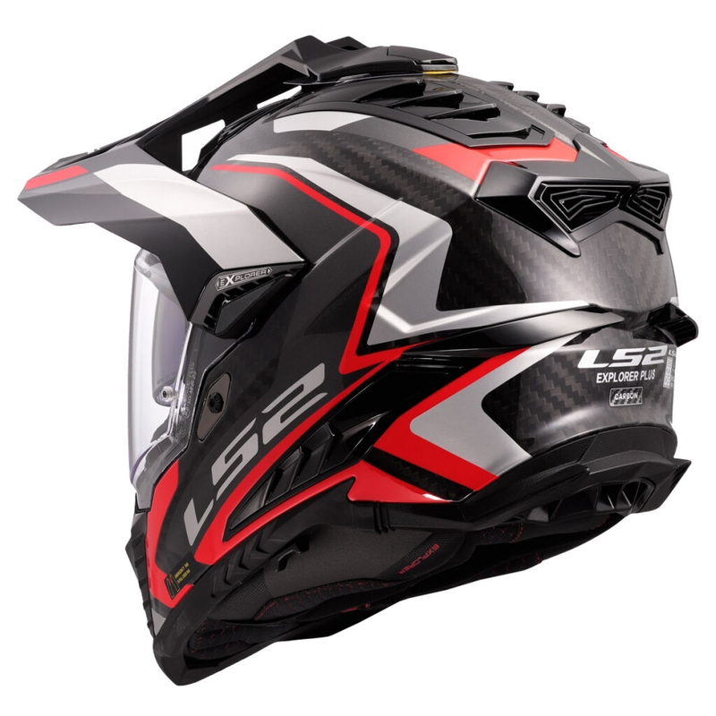 Casca moto Enduro LS2 MX701 Explorer C Frontier II rosie