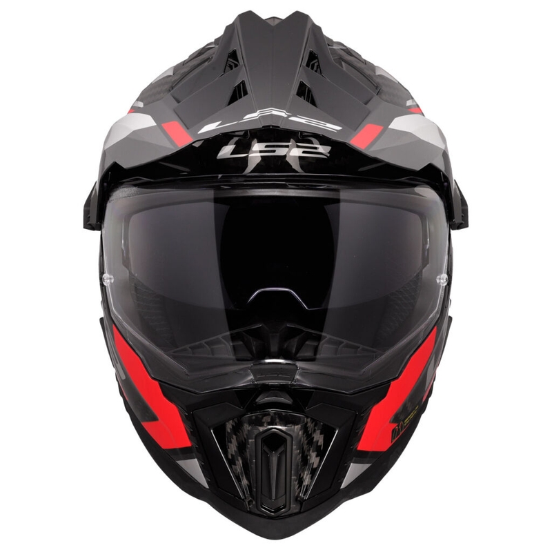 Casca moto Enduro LS2 MX701 Explorer C Frontier II rosie