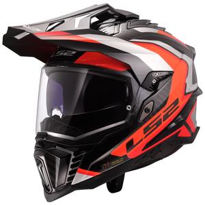Casca moto Enduro LS2 MX701 Explorer C Frontier II portocaliu