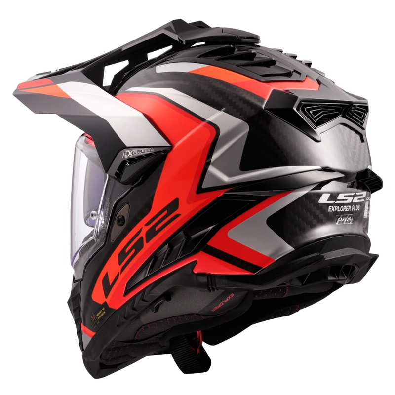 Casca moto Enduro LS2 MX701 Explorer C Frontier II portocaliu