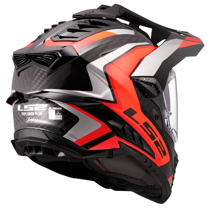 Casca moto Enduro LS2 MX701 Explorer C Frontier II portocaliu
