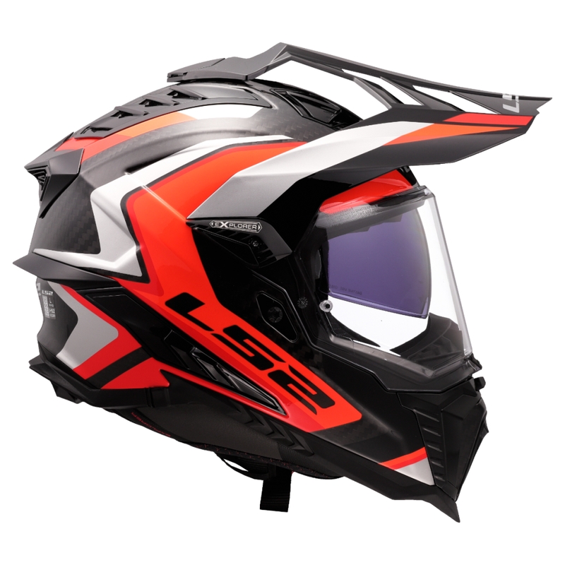 Casca moto Enduro LS2 MX701 Explorer C Frontier II portocaliu