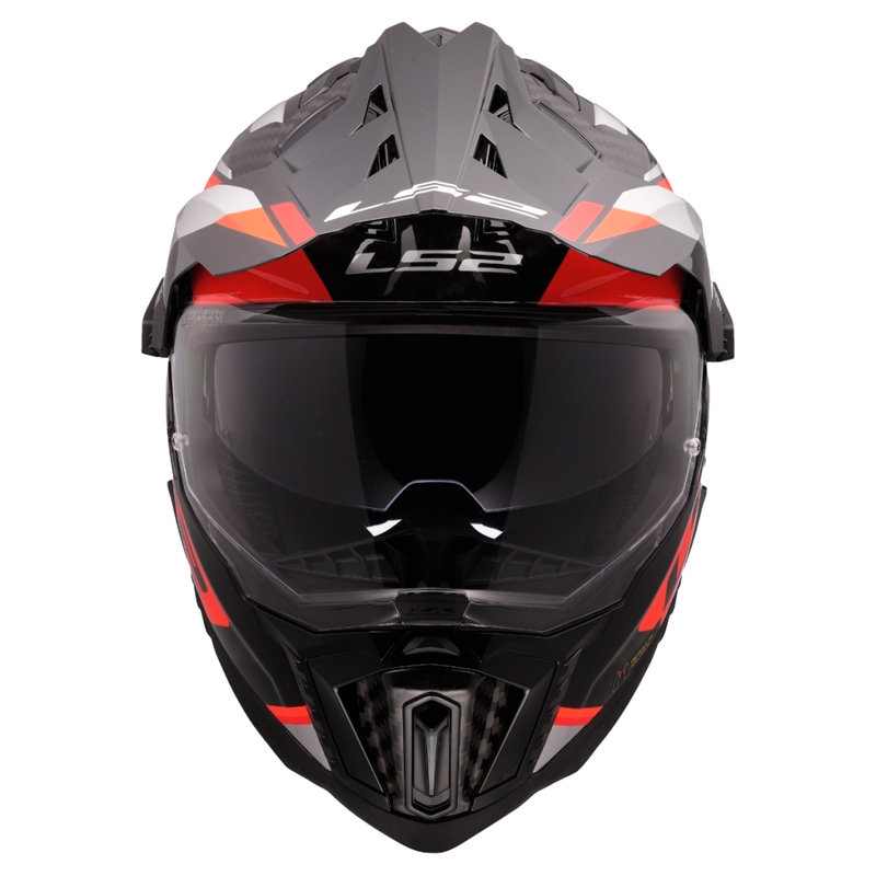 Casca moto Enduro LS2 MX701 Explorer C Frontier II portocaliu