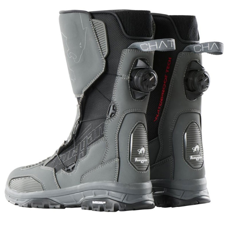 Ghete moto Furygan Chattan D3O® WP gri-negru