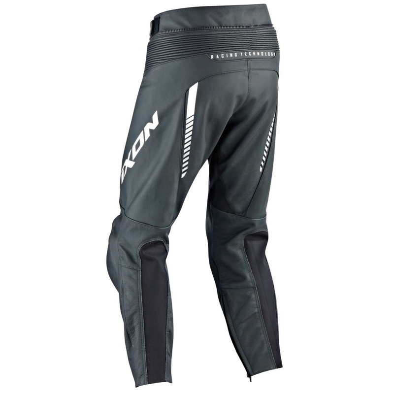 IXON Fighter Pantaloni de motocicletă negru și alb