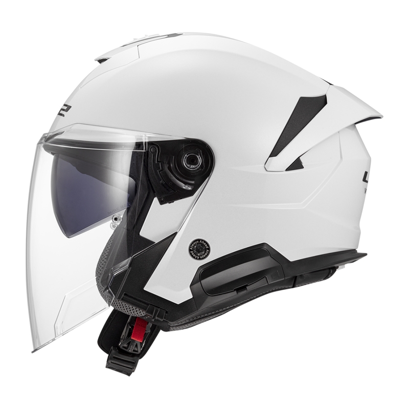 Cască de motocicletă deschisă LS2 OF618 Verso II Alb solid