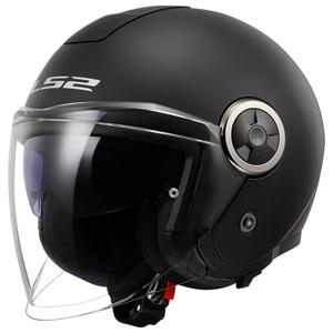 Cască de motocicletă deschisă LS2 OF620 Classy Solid negru mat