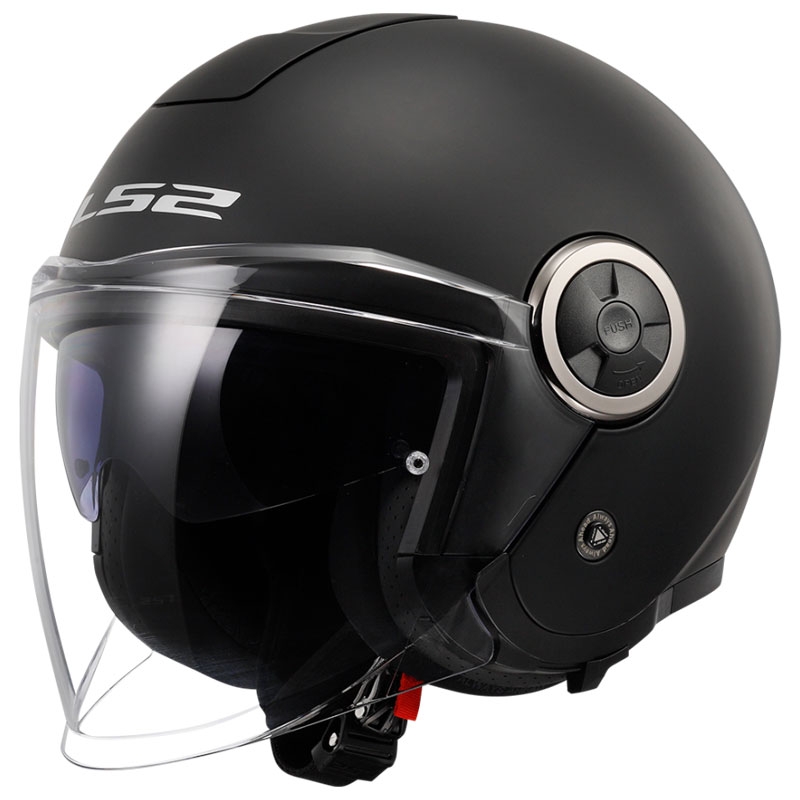 Cască de motocicletă deschisă LS2 OF620 Classy Solid negru mat