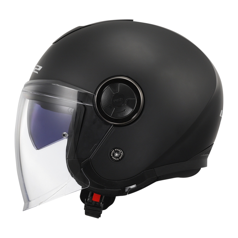 Cască de motocicletă deschisă LS2 OF620 Classy Solid negru mat