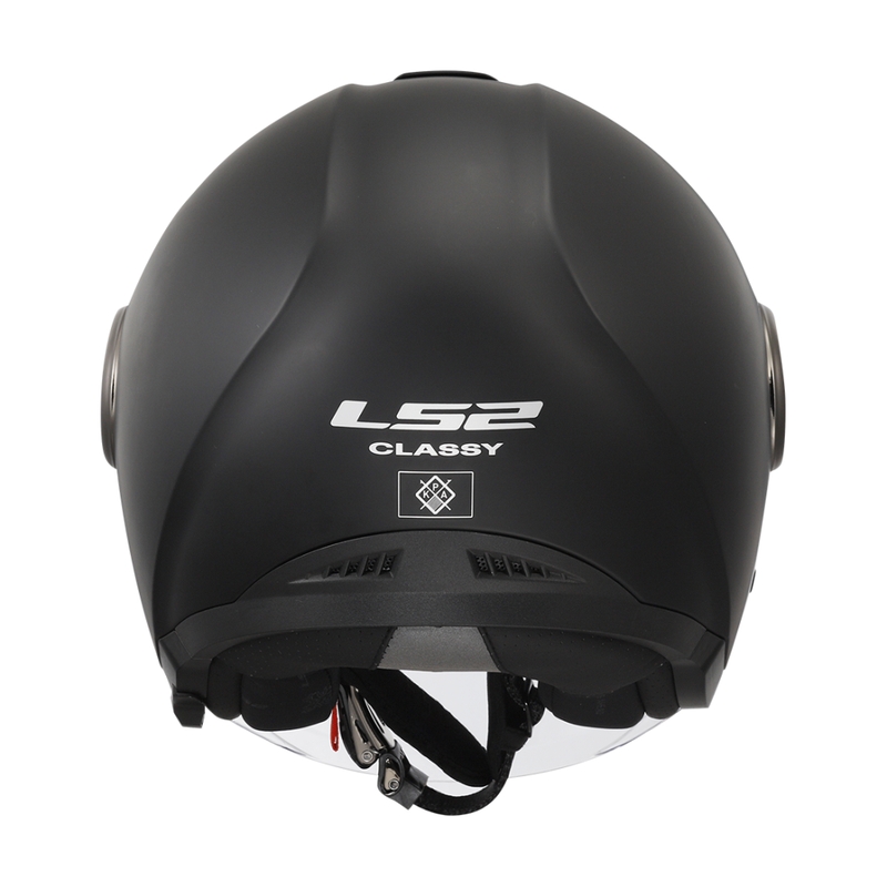 Cască de motocicletă deschisă LS2 OF620 Classy Solid negru mat